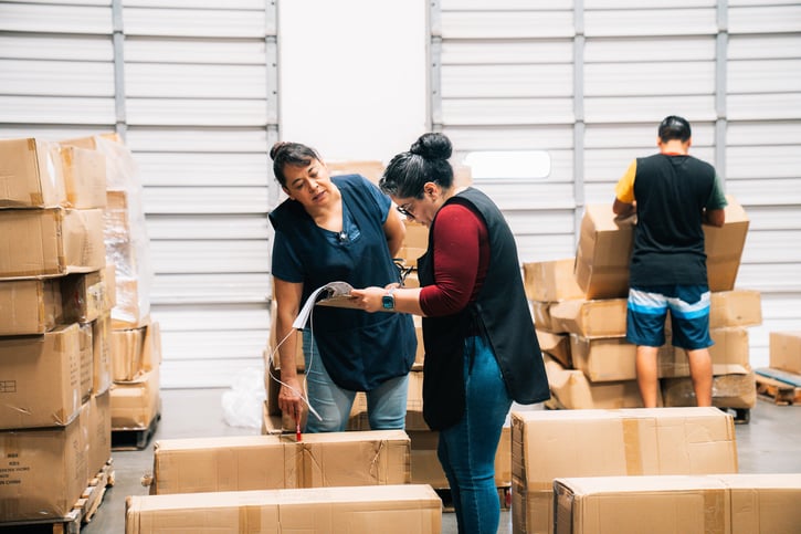 Apparel warehouse preparation