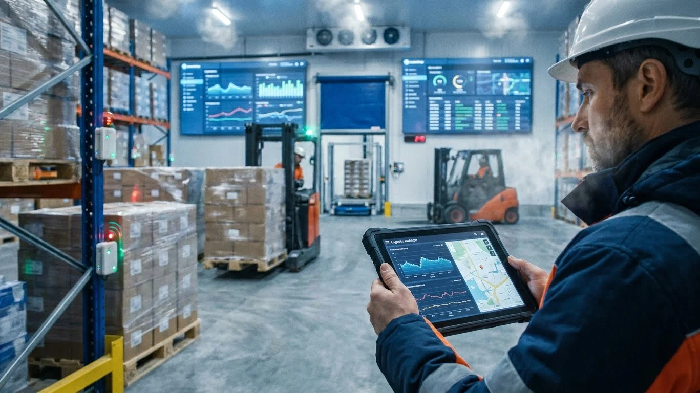 technology used in cold chain logistics monitoring and tracking